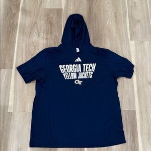 Adidas Navy Georgia Tech Hoodie